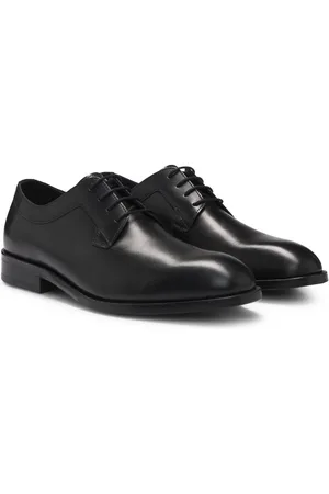 HUGO BOSS Chaussures derby en cuir avec semelle flexible