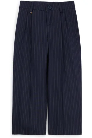 HUGO BOSS Pantalon de costume en tissu stretch à rayures pour enfant