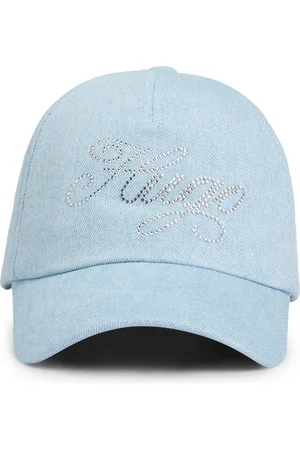 HUGO BOSS Casquette en denim avec logo orné de strass