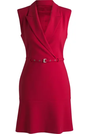 HUGO BOSS Robe ajustée avec ceinture à boucle
