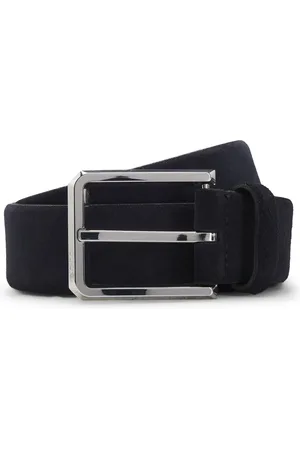 HUGO BOSS Ceinture en cuir suédé avec boucle lisse à ardillon