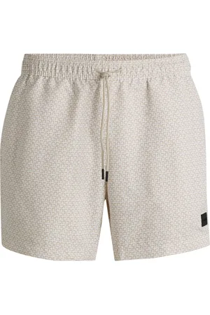 HUGO BOSS Short de bain à imprimé intégral et cordon de serrage