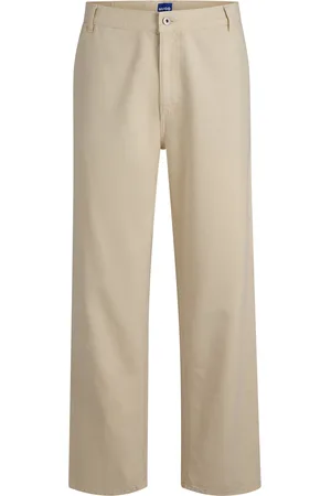 HUGO BOSS Pantalon Baggy en toile de coton