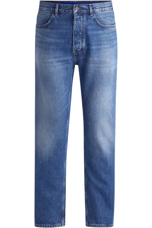 HUGO BOSS Jean Regular en denim stone-washed foncé