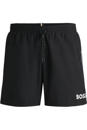 HUGO BOSS Short de bain en tissu à séchage rapide avec détails contrastants