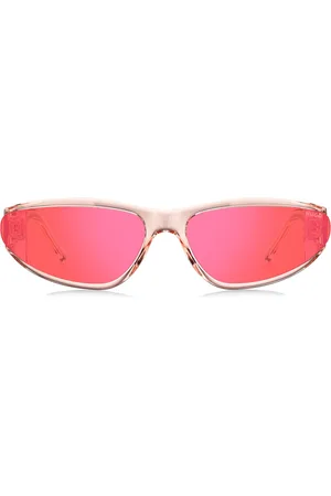 HUGO BOSS Lunettes de soleil en acétate avec verres ton sur ton