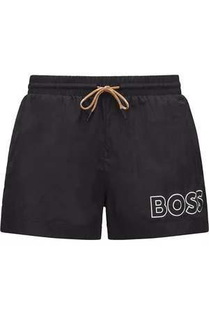 HUGO BOSS Short de bain à séchage rapide avec logo contouré