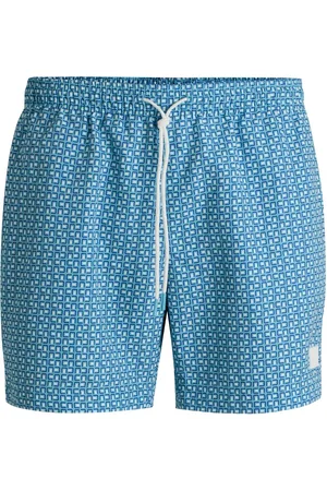 HUGO BOSS Short de bain à imprimé intégral et cordon de serrage