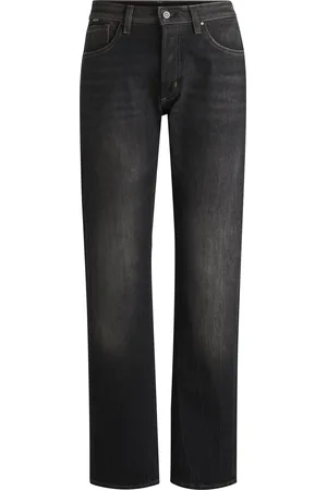 HUGO BOSS Jean droit en denim stretch confortable délavé