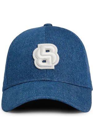 HUGO BOSS Casquette en denim à monogramme Double B