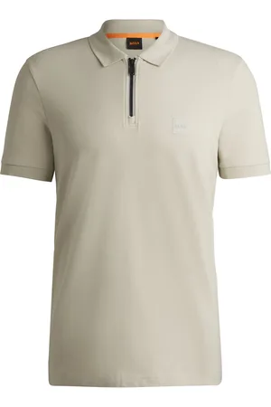 HUGO BOSS Polo Slim en maille de piqué de coton stretch