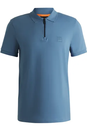 HUGO BOSS Polo Slim en maille de piqué de coton stretch