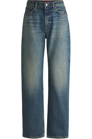 HUGO BOSS Jean Relaxed en denim à effets teintés
