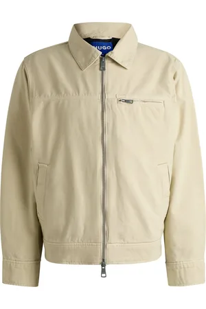 HUGO BOSS Veste matelassée Regular en toile de coton