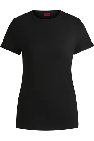 HUGO BOSS T-shirt de pyjama Slim en coton avec imprimé logoté au dos