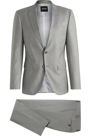 HUGO BOSS Costume deux pièces Regular en laine mélangée