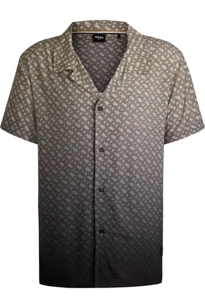HUGO BOSS Chemise Regular à imprimé monogramme en dégradé