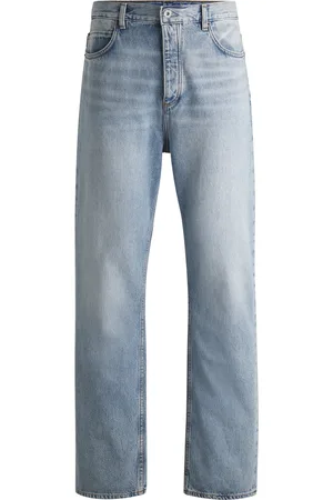 HUGO BOSS Jean Baggy Fit en denim de coton lourd