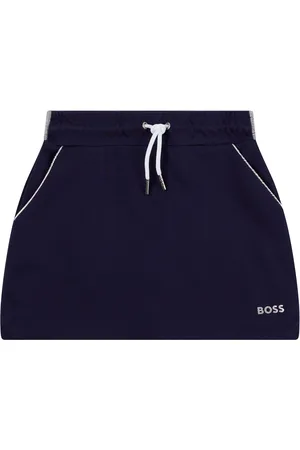HUGO BOSS Jupe pour enfant, avec passepoil contrastant et logo