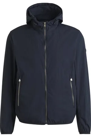 HUGO BOSS Veste déperlante en tissu froissé avec capuche ajustable