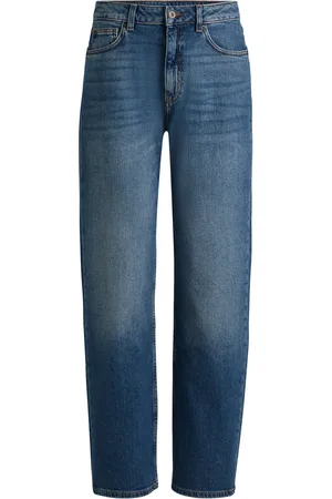 HUGO BOSS Jean long coupe droite en denim stretch