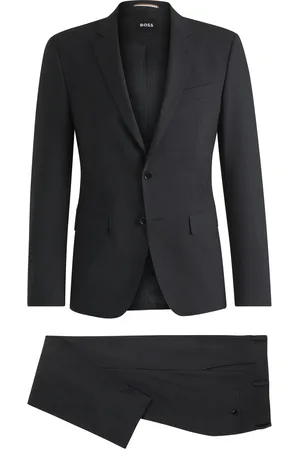 HUGO BOSS Costume Slim en laine vierge stretch