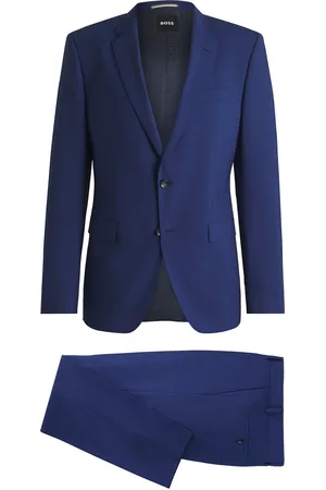 HUGO BOSS Costume Slim en laine vierge stretch