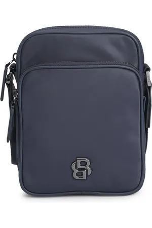 HUGO BOSS Sac reporter en twill à monogramme double B