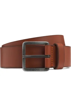 HUGO BOSS Ceinture en cuir avec boucle logotée