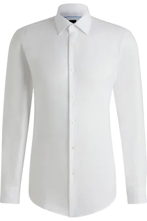 HUGO BOSS Chemise Slim en lin italien