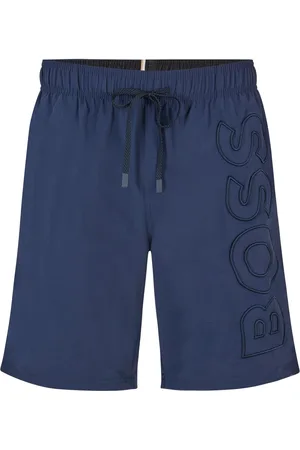 HUGO BOSS Short de bain entièrement doublé avec logo brodé en 3D