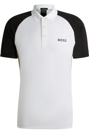 HUGO BOSS Polo Paddy Actif color block avec empiècements en mesh