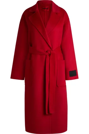 HUGO BOSS Manteau Oversize avec ceinture à nouer