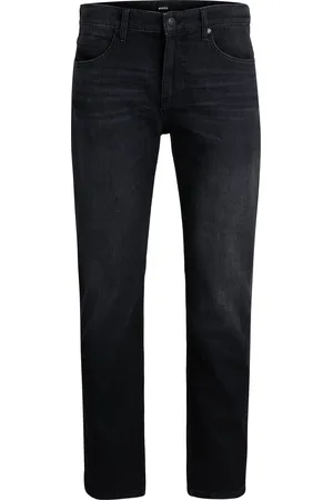 HUGO BOSS Maine Jean Regular en denim italien noir très doux