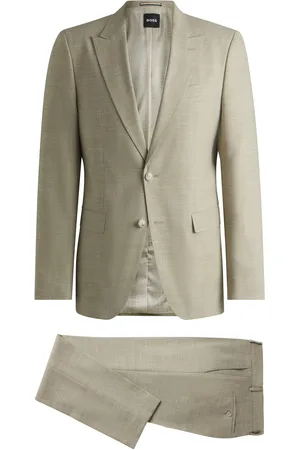 HUGO BOSS Costume Slim en tissu stretch à micro motif