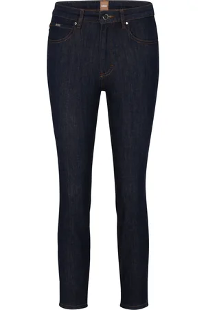 HUGO BOSS Jean raccourci Slim Fit en denim stretch Stay Indigo