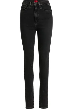 HUGO BOSS Jean Skinny noir en denim très stretch