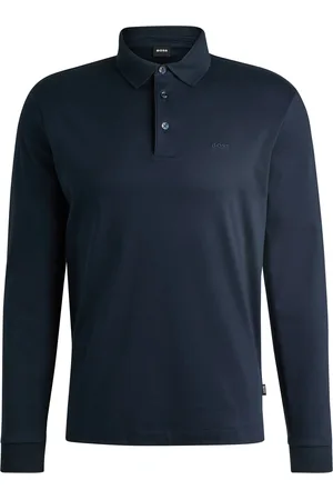 HUGO BOSS Polo en coton interlock à logo brodé