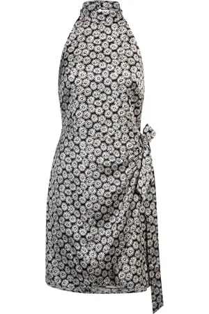 HUGO BOSS Robe dos nu portefeuille à imprimé marguerites