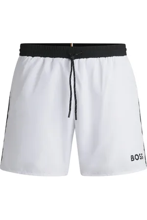HUGO BOSS Short de bain à séchage rapide et logo imprimé