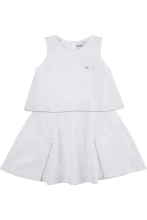 HUGO BOSS Robe sans manches pour enfant, avec logo imprimé