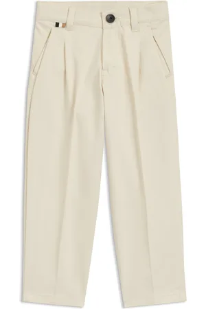 HUGO BOSS Chino en twill de coton stretch pour enfant