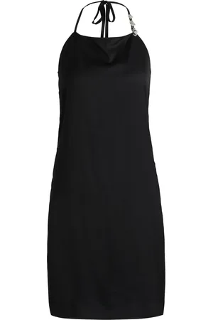 HUGO BOSS Robe dos nu en satin avec liens et cristaux