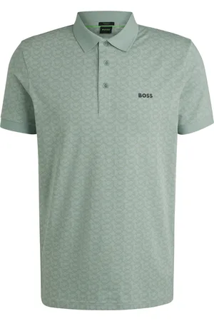 HUGO BOSS Polo Paddy en coton stretch à motif imprimé
