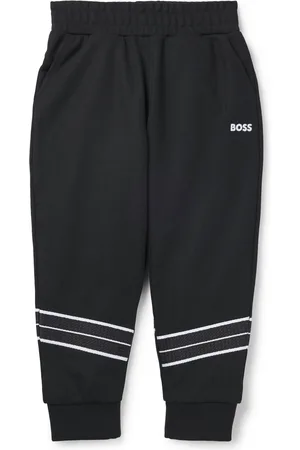 HUGO BOSS Bas de survêtement Tapered avec finitions chevrons pour enfant
