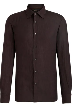 HUGO BOSS Chemise Slim en lin