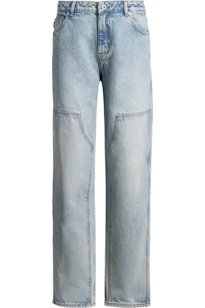 HUGO BOSS Jean Baggy en denim rigide bleu