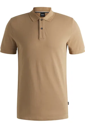 HUGO BOSS Polo Regular Fit en piqué de coton