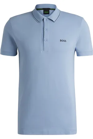 HUGO BOSS Polo Slim Fit en piqué de coton avec logo ton sur ton