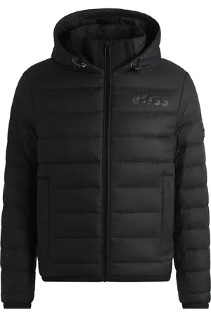 HUGO BOSS Doudoune déperlante à logo ton sur ton